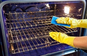 how to clean oven racks quickly