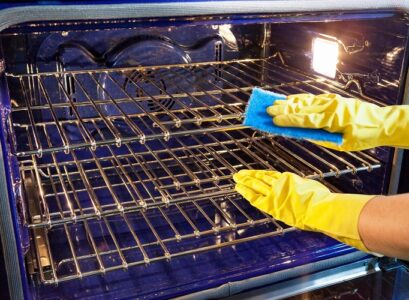 how to clean oven racks quickly