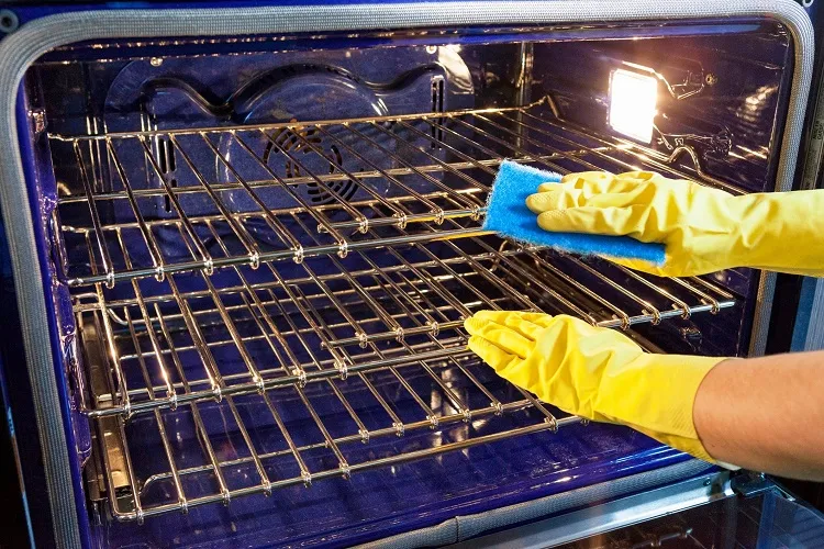 how to clean oven racks quickly
