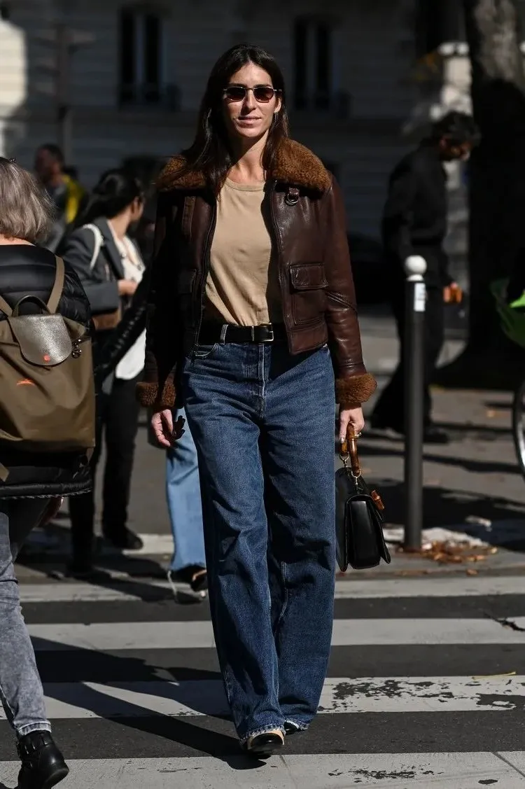 how to combine oversized jeans outfit ideas for fall 2023