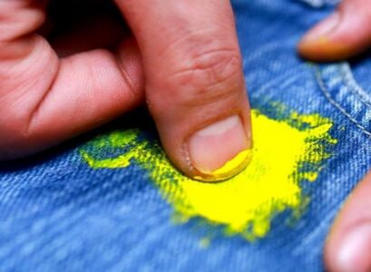 how to remove paint from jeans take away a fresh dye
