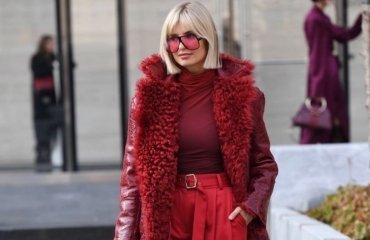 how to wear red in fall 2023