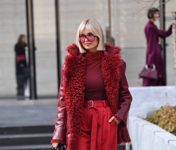 how to wear red in fall 2023