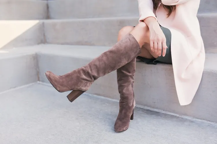 knee high boots for women over 50 fall trends
