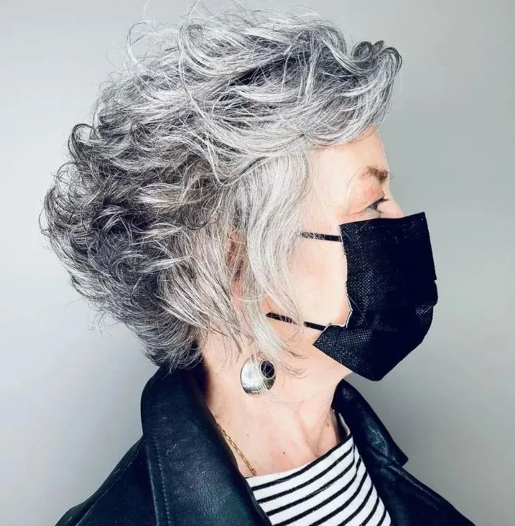 long pixie cut women over 60 short hairstyles for grey hair