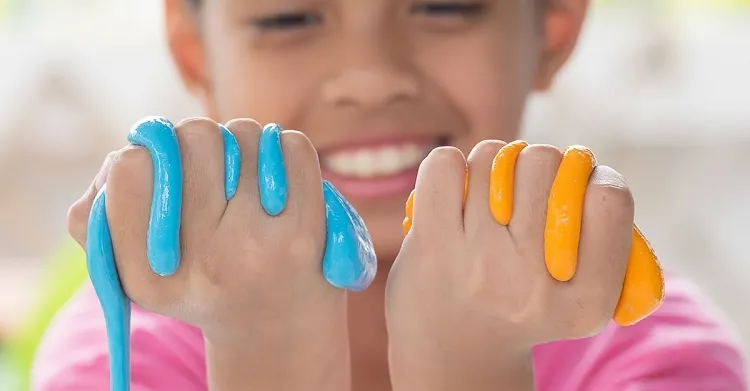 make your own slime how to remove dry slime from clothes fast