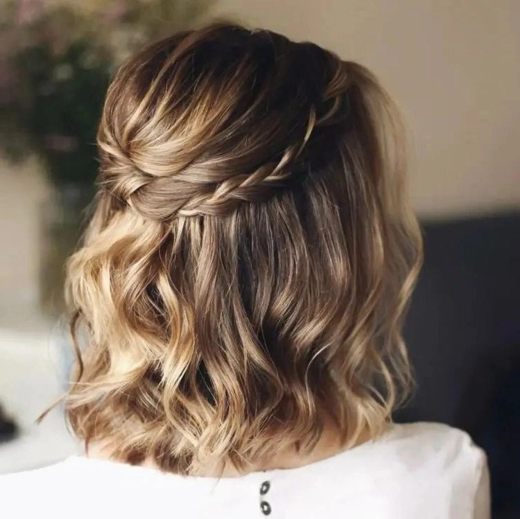 medium length hair styling with braided pins up hairstyles pony tail or wear down hairstyles for shoulder length hair easy