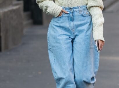 oversized jeans autumn 2023 fashion trend how to style tips outfit ideas