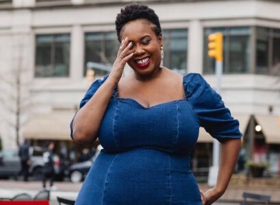 plus size denim dresses casual fashion outfits