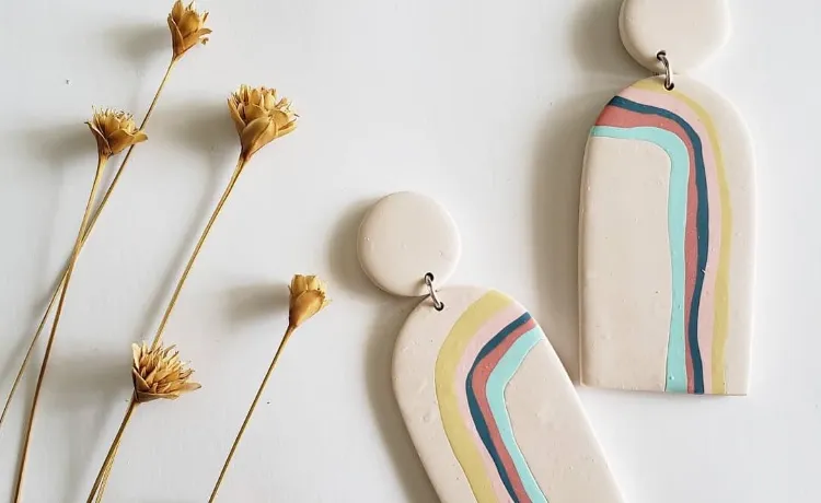 prepare your workspace make clay earrings