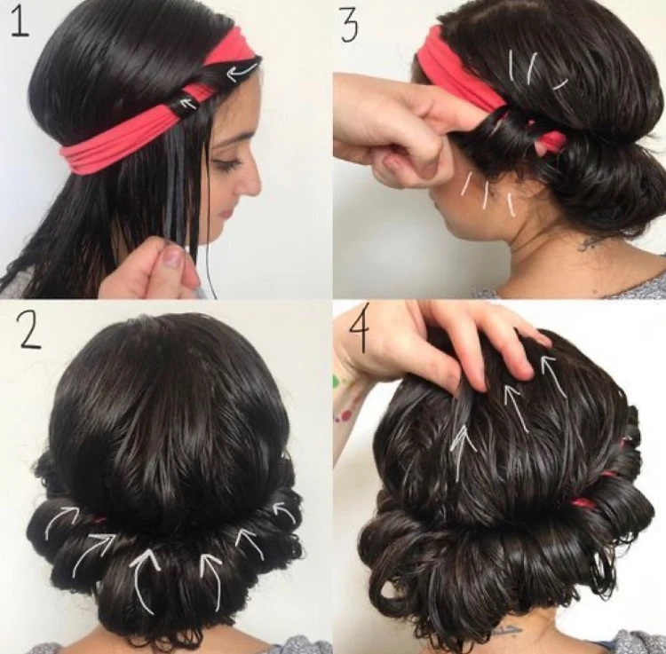 quick heatless curls for short hair methods easy tutorial step by step