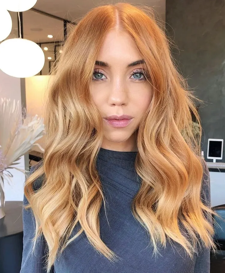 strawberry blonde hair color fall 2023 hairstyle trends