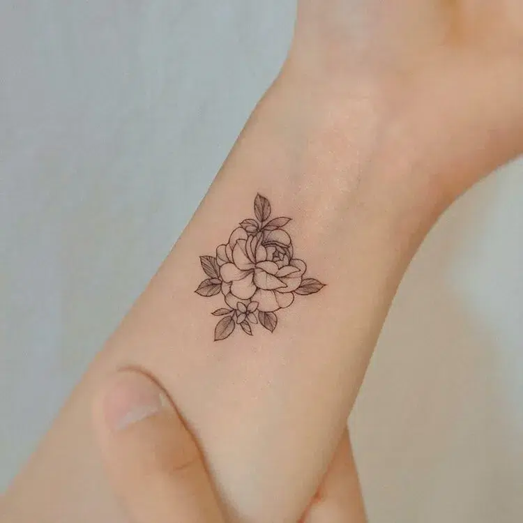 tattoo for a 50 year old woman small discreet wrist tattoo rose tattoo