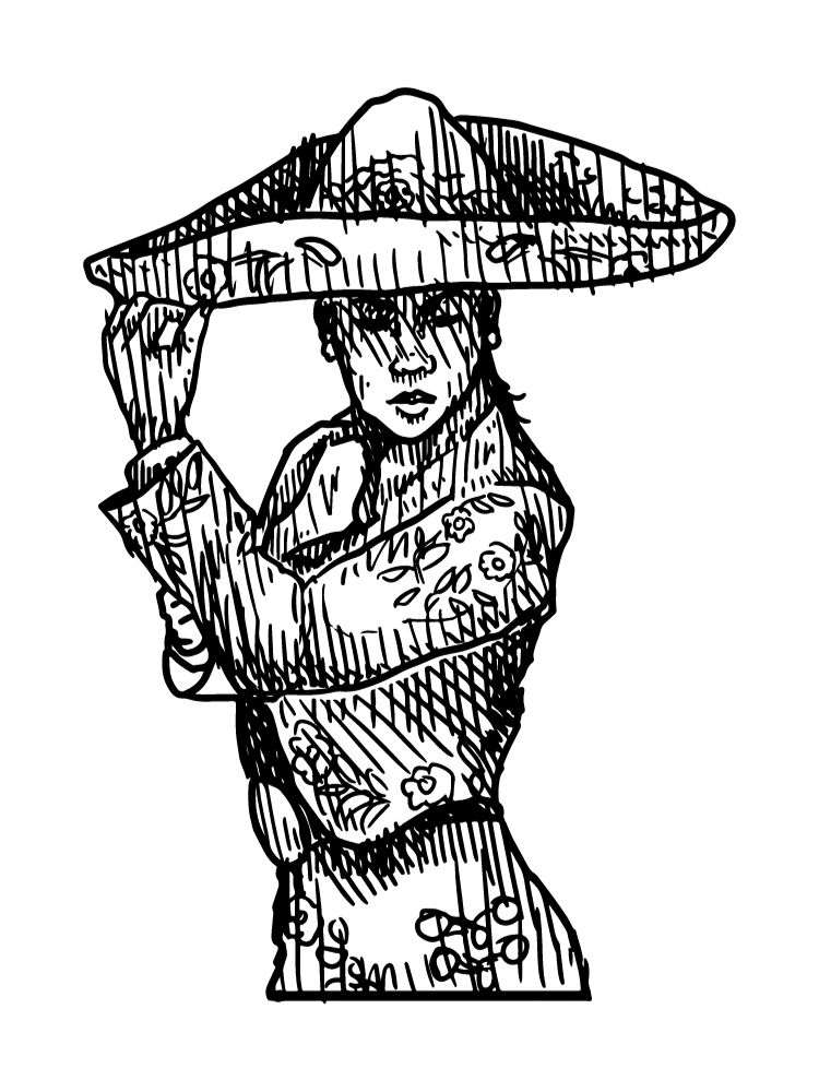 traditional spanish dancer sombrero coloring page hispanic heritage month 2023