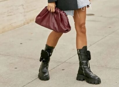 trendy women's combat boots for fall winter 2023 shoe trend