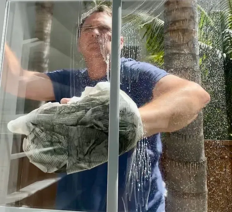 use common cleaning techniques clean windows fall or spring when the weather is good