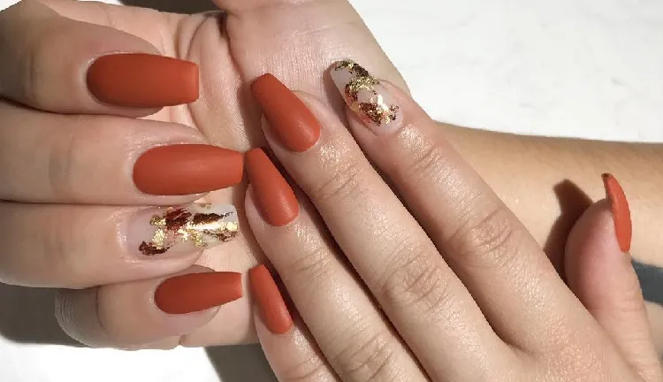 what are the best nail colors for older women in the fall burnt orange