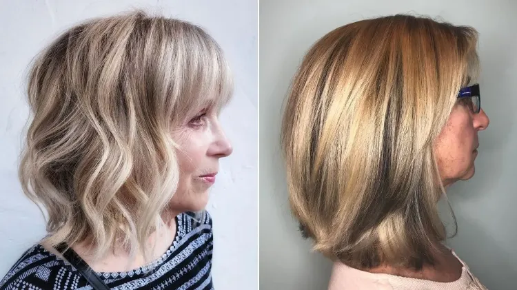 which haircuts make you younger layered bob hairstyles for older women