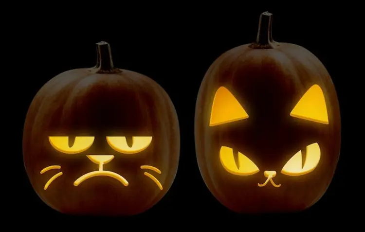 cat pumpkin carving ideas