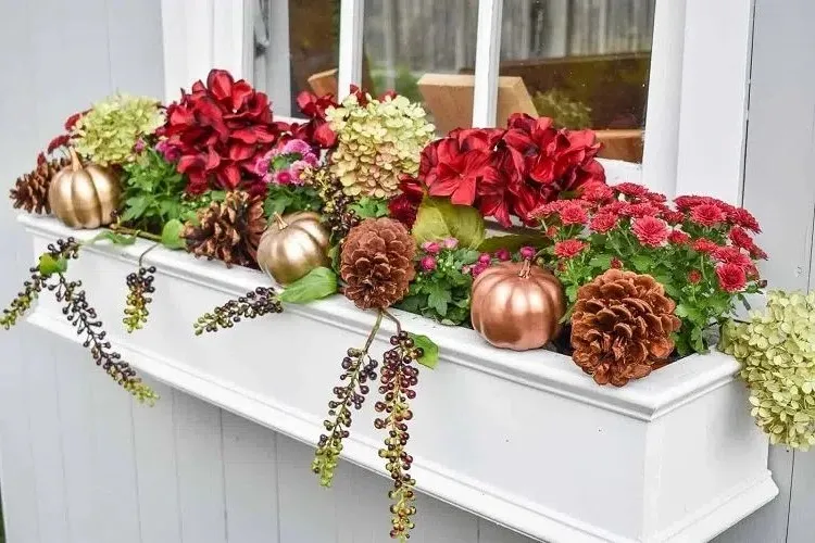 decorating ideas for window sill exterior fall