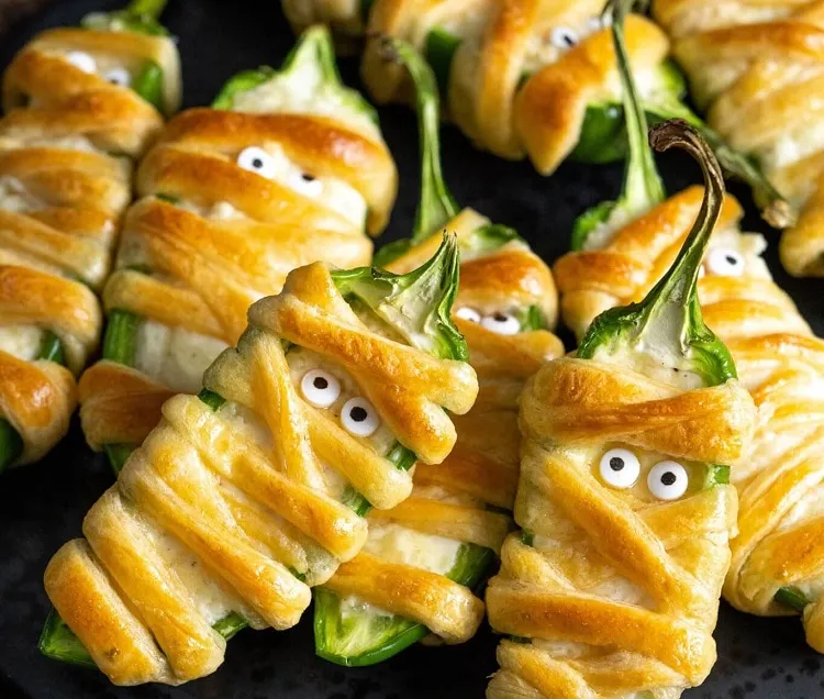 halloween appetizer recipe for adults jalapeno poppers step by step