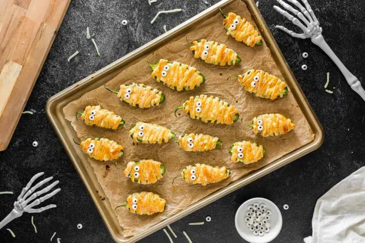 halloween appetizer recipe for adults mummies jalapeno poppers