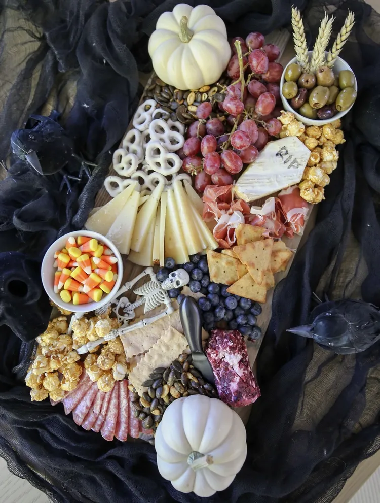 halloween party appetizers quick halloween charcuterie board pictures