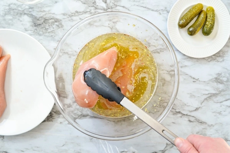 marinate meat with leftover pickle juice