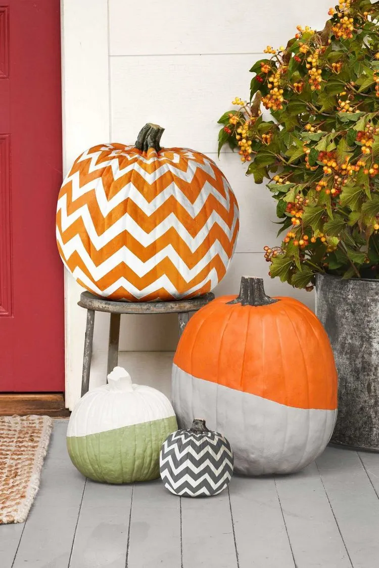 pumpkin painting the most beautiful fall decoration ideas