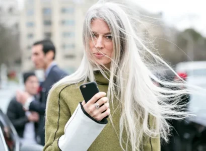 spice up gray hair with highlights cool hairstyles for women over 50