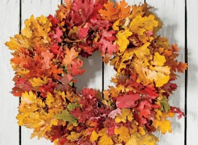 step by step instructions to make a fall wreath
