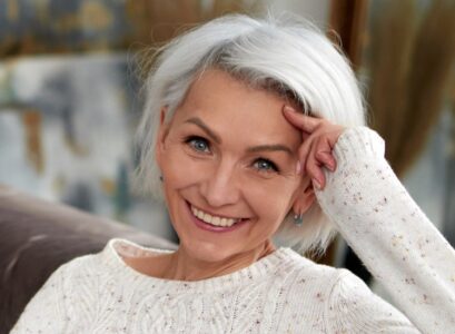 ageing hair color mistakes platinum blonde woman over 50