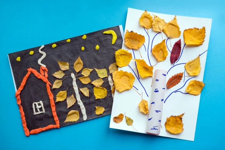art project fall leaves kindergarten crafts