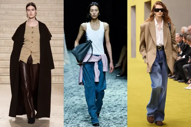 back to basics jeans oversized blazer plain top fall fashion trends 2023