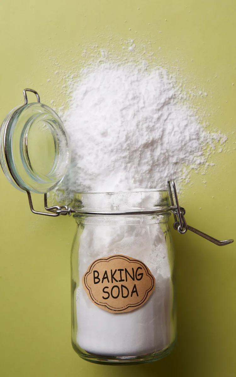 baking soda jar natural product cleaning solution