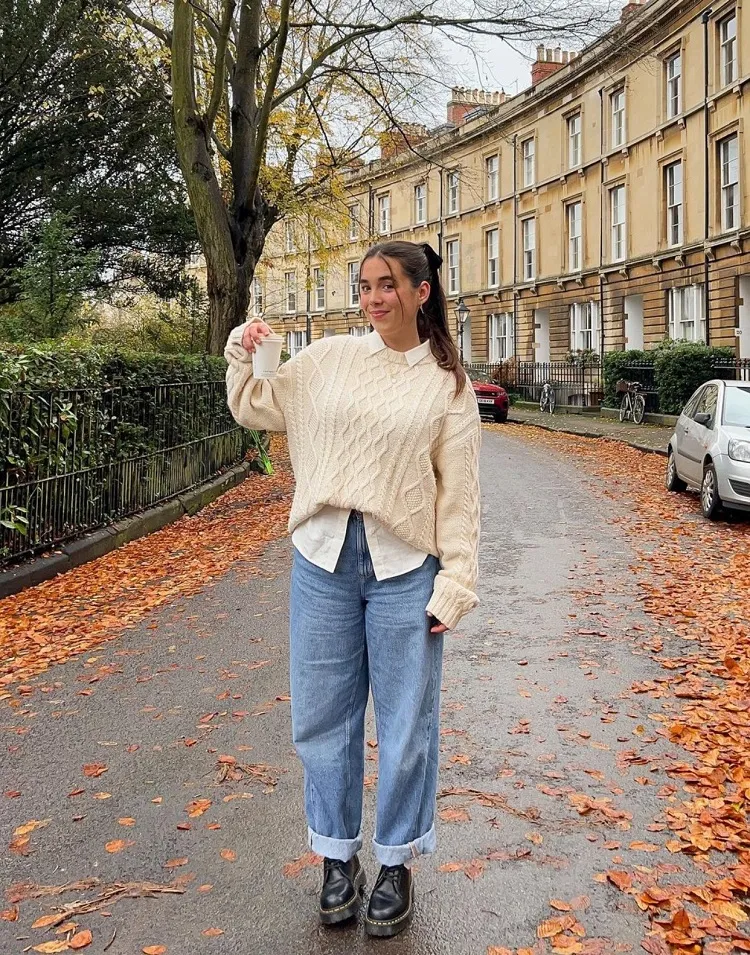 cozy girl simple fall outfit ideas 2023