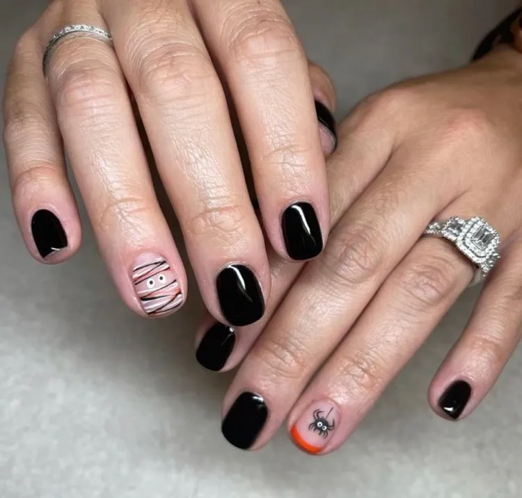 cute halloween nails for women over 50 simple ideas