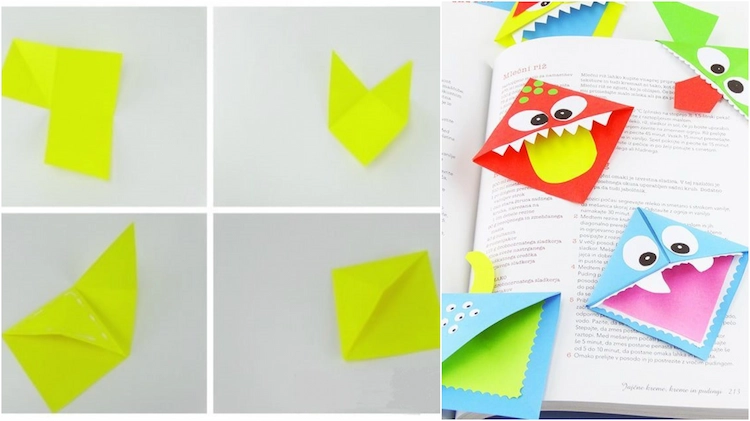 cute monster diy make your own bookmarks