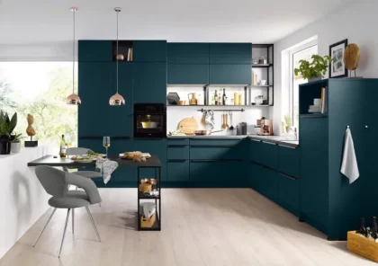 decorating ideas design dining corner in a large semi open kitchen furnished lengthwise