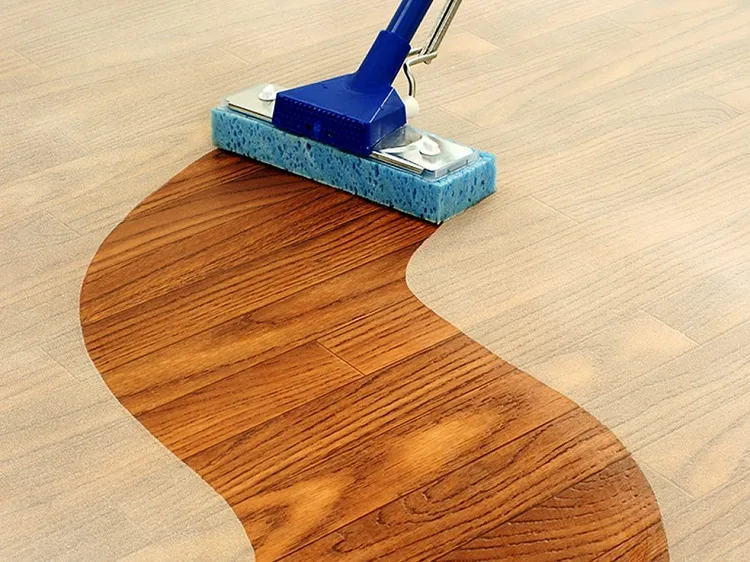 deep clean hardwood floors squeeze excess moisture