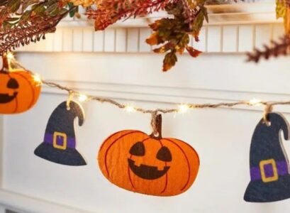 diy halloween garland tutorials ideas 2023