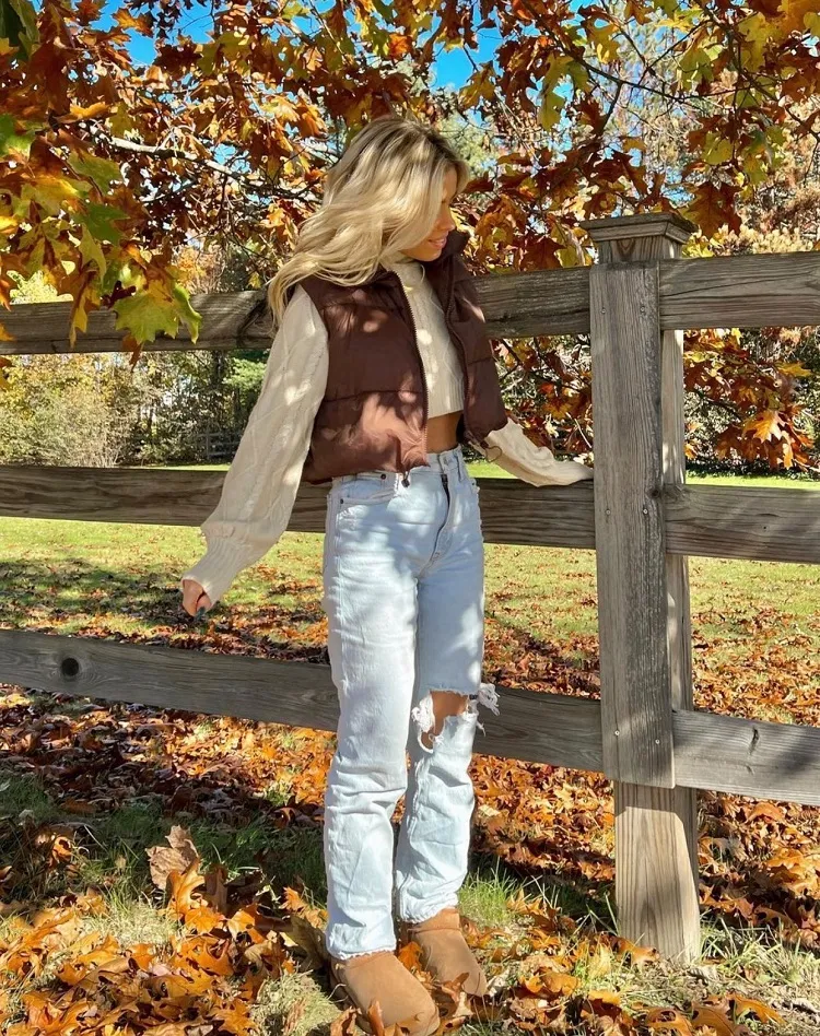 fall cozy girl outfit ideas 2023