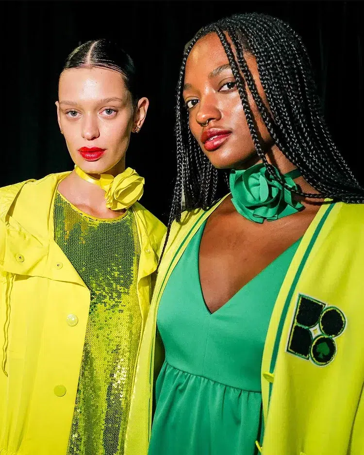 fashion trend color pantone 2023 fall kate spade green fashion week