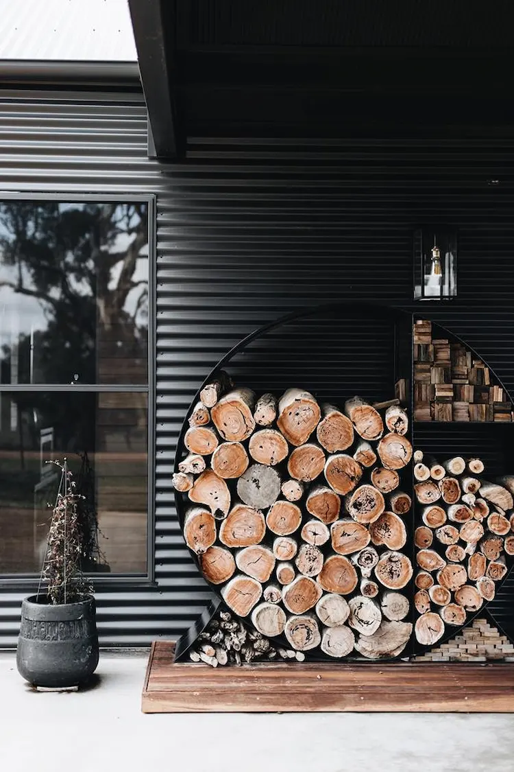 firewood storage indoor outdoor ideas