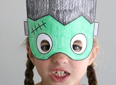 free halloween mask to print cut out and color