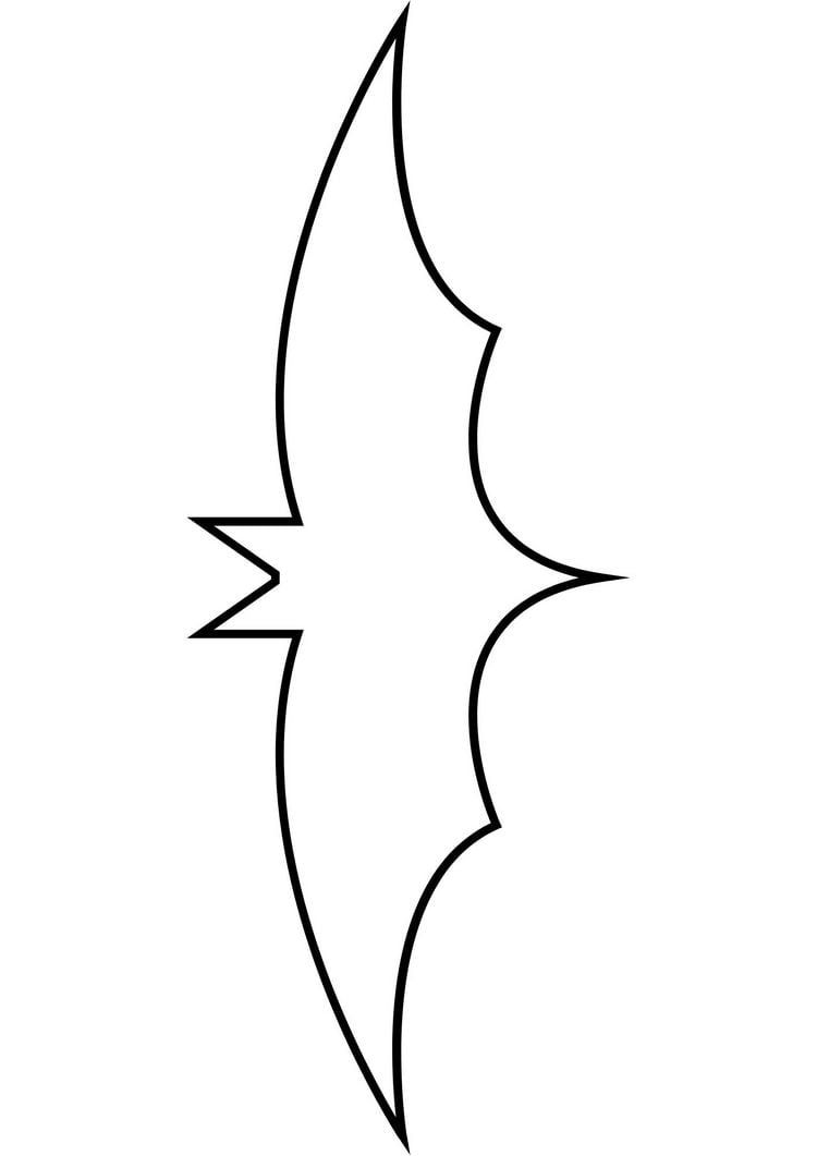 free printable bat template for folding and punching