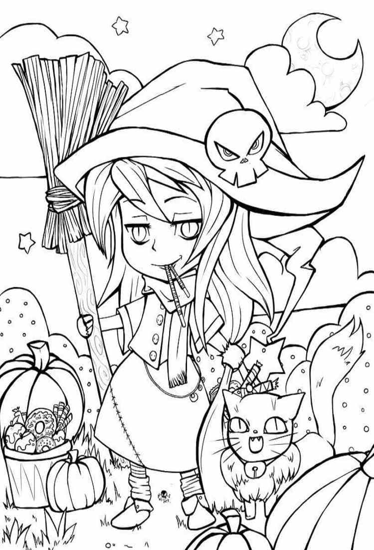 halloween activities for kids coloring pages