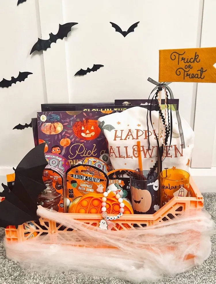 halloween boo basket to make for your toddler