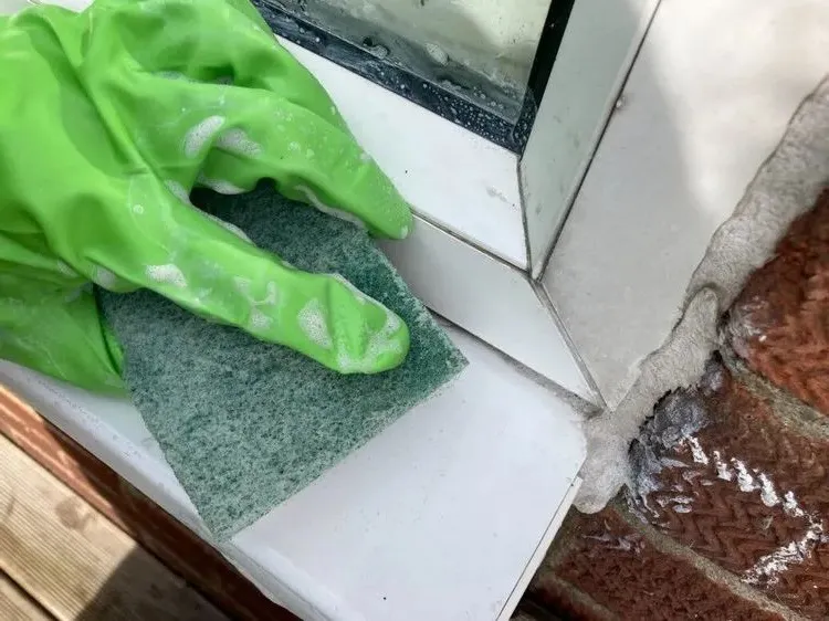 how to clean pvc window frames naturally