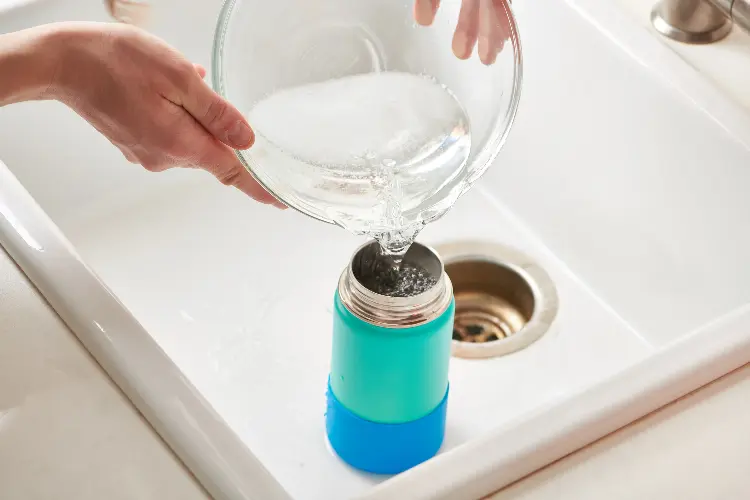 how to clean your metal water bottle disinfect its inside